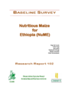 Nutritious Maize for Ethiopia (NuME) - baseline survey