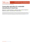 Conservation agriculture for sustainable intensification in South Asia